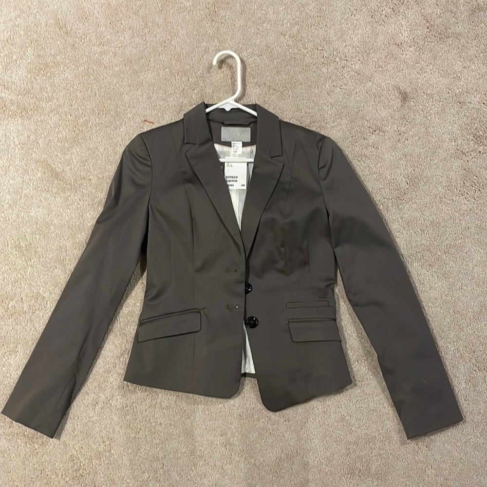 Gray H&M Suit Jacket
